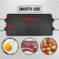 Pre-Seasoned Cast Iron Reversible Griddle for BBQ